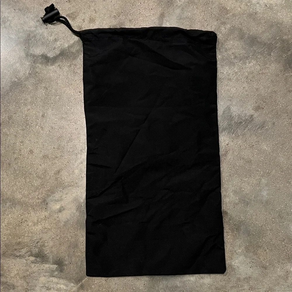 Authentic Sprayground DBD X LQS black Drawstring Dust Bag with Red Logo